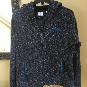 GIII Officially licensed Carolina Womens L Panther fleece hoodie outdoor jacket